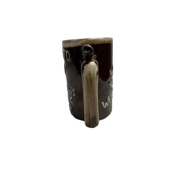 Vintage Whistle Mug Went to P leave my drink alone - Picture 3 of 5